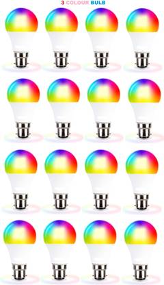 AMYSTY 9 W Basic Round B22 LED Bulb