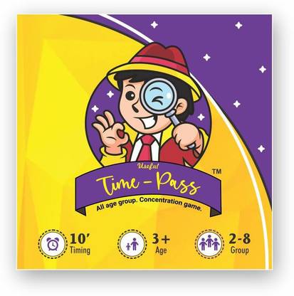 Useful Time-Pass Educational card game for concentration and family bonding
