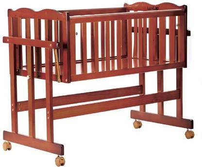 LuvLap C-30 Baby Wooden Cot, baby cradle & Crib, with Mosquito Net (without Mattress) Cot