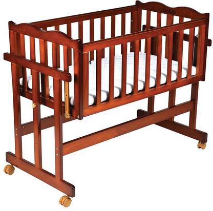 LuvLap Baby Wooden Cot