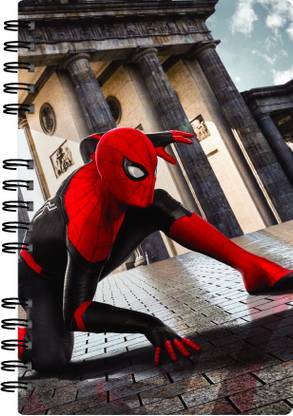CREATIVE CONVERT Landing Spider Man A5 Notebook RULED 160 Pages