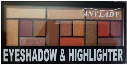 anylady 18 COL. EYE SHADOW & HIGHLIGHTER PALETTE 42 g