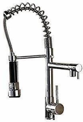 SBD Kitchen Double Sink Pull-Out Sprayer Double Spout Single Lever Sink Mixer Faucet Nozzle