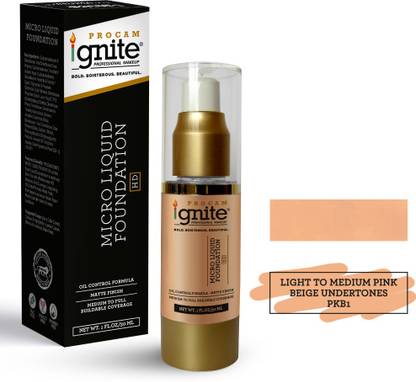 PROCAM IGNITE Micro Liquid Foundation HD - PKB1 Foundation