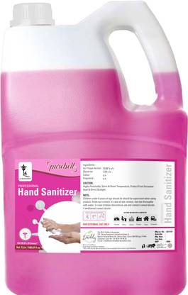 La'bangerry PUREBELL Liquid 70% Alcohol Based Instant  (Kills 99.99% Germs) Hand Sanitizer Can