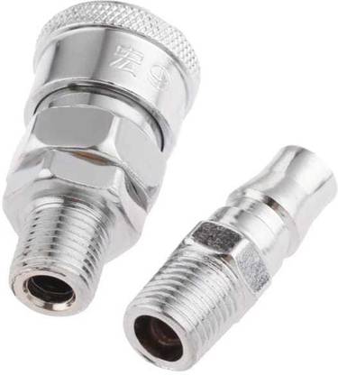 DIGICOP 1/2 1 Pair Pneumatic Fitting Air Line Hose Compressor Connector Quick Hose Connector