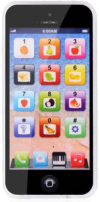 SYCHO Child's Interactive My First Own Cell Phone - Play to learn, touch screen with 8 functions and dazzling LED lights