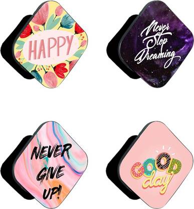 iCopertina Pack Of 4 Happy Quotes Mobile Holder