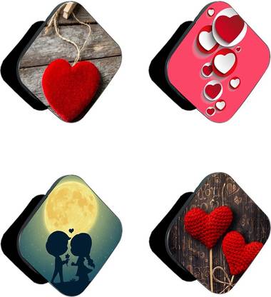 iCopertina Pack Of 4 Love And Red Hearts Mobile Holder