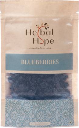Herbal Hope ealthy and Tasty Dried Blueberries (Pack of 100 gm) Blueberry