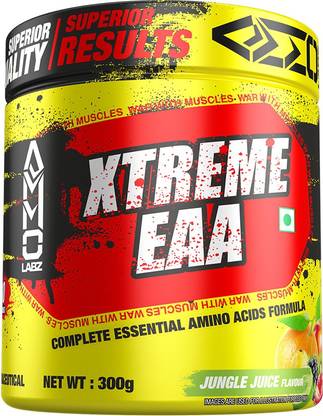 Ammo Labz Xtreme EAA For Recovery & Performance Boost, 0.66 lbs, (30 Servings) EAA (Essential Amino Acids)
