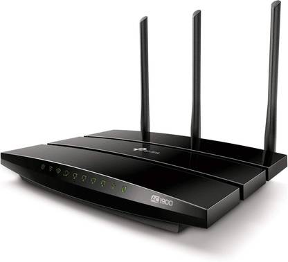 TP-Link Archer A9 Smart WIFI Router AC1900 Wireless Router 2.4 GHz, 5 GHz 2500 Mbps Wifi Speed Dual Band External Antenna Ethernet (Cable Broadband)
