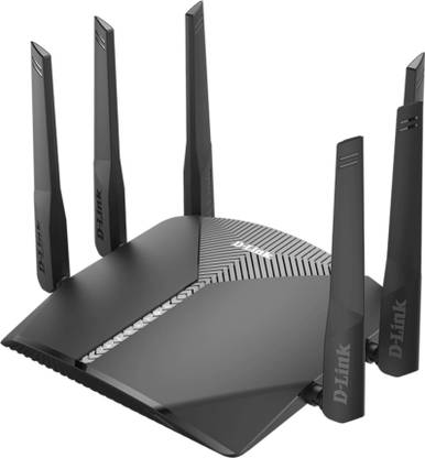 D-Link DIR-3040 Mesh Router 2.4 GHz, 5 GHz 3000 Mbps Wifi Speed Tri Band External Antenna Ethernet (Cable Broadband)