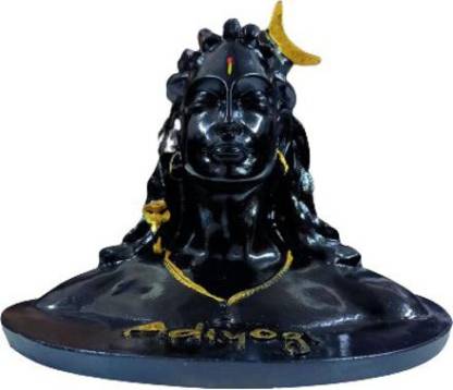 ABNExports Adiyogi Mahadev Lord Shiva Statue Decorative Showpiece  -  13 cm
