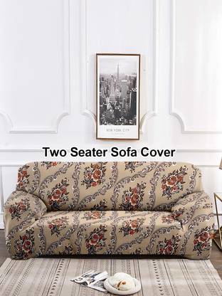 Flipkart SmartBuy Polyester Damask 2 Seater Sofa Cover