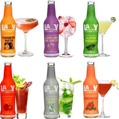 Lazy Cocktails & Co. Variety Pack Premix Variety Pack of 6