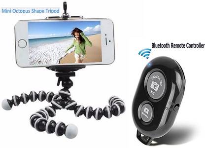 PULTO Heavy Duty Gorilla Tripod Stand +BT Selfie Shutter Remote Flexible mobile holder Tripod, Monopod, Monopod Kit, Tripod Ball Head, Tripod Bracket, Tripod Clamp, Tripod Kit