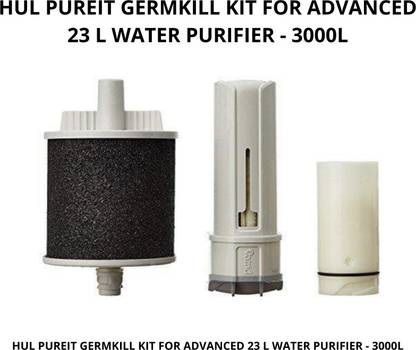 FeelUs HUL Pureit Germkill kit for Advanced 23 L water purifier - 3000 L Capacity Media Filter Cartridge