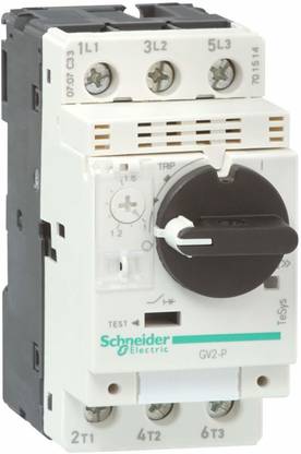 Schneider Electric GV2P10 TeSys MOTOR CIRCUIT BREAKER 3 Pole Wire Connector