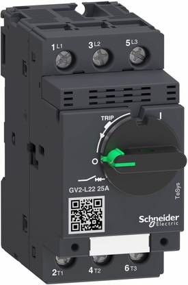 Schneider Electric GV2L22 TeSys MAGNETIC CIRCUIT BREAKER 3 Pole Wire Connector