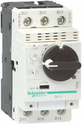 Schneider Electric GV2P04 TeSys MOTOR CIRCUIT BREAKER 3 Pole Wire Connector