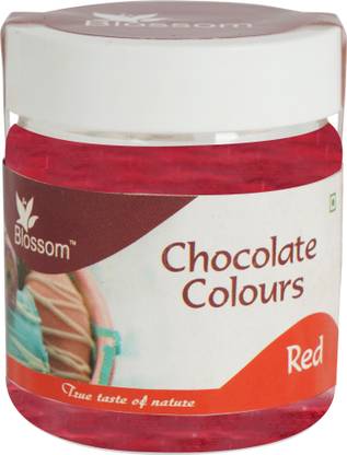 Blossom Chocolate Color Powder for Coloring Cake Chocolate - Red Topping