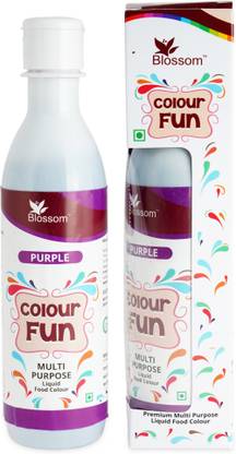 Blossom Multipurpose Liquid Food Fun Color for Cakes Icing Fondants Pastries - Purple Topping Liquid