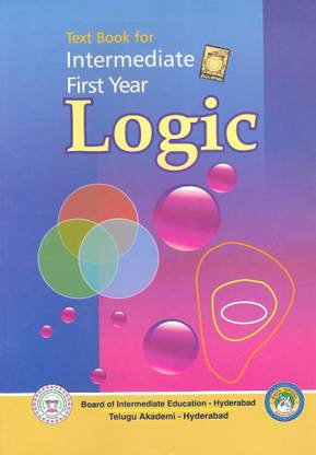Text Book For Intermediate First Year Logic
[English Medium ] [ Telugu Akademi ]