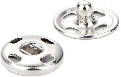 Dresstoimpress Tich Buttons|Metal Fastener Buttons Press Button for Clothing(Pack of 200 Pair) Sewing Kit
