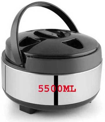 PEXMON High Quality Chapati HOT POT Buffet Casserole stainless steel Casserole 5500ml Cook and Serve Casserole
