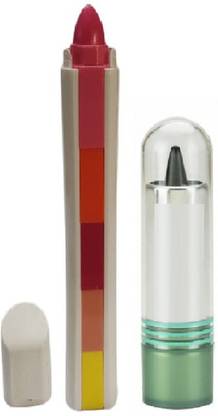 NADJA PROFESSIONAL 5 N1 MULTICOLOR LIP BALM WITH MATTE FINISH KAJAL COMBO KIT