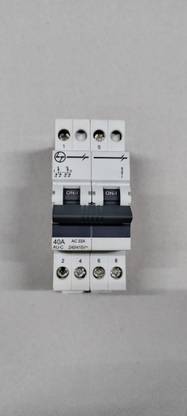 L&T 40A 2 POLE, AU-C, AC 22A, 240/415V CHANGEOVER MCB