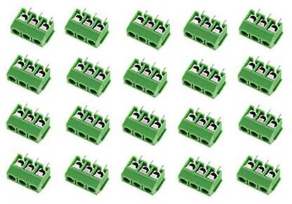ERHIndia (Pack of 20) Screw Terminal Block Connector YX-126 Electronic Components Electronic Hobby Kit