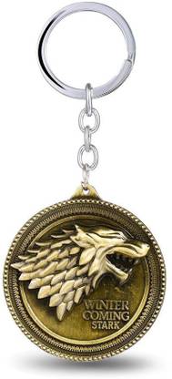 Trunkin TRN- 611 3D ROUND WOLF KEYCHAIN Key Chain