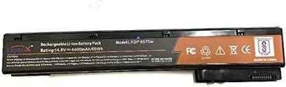 TechSonic VH08 VH08XL HP EliteBook 8560w 8570w 8760w 8770w, fits 632113-151 632425-001 6 Cell Laptop Battery