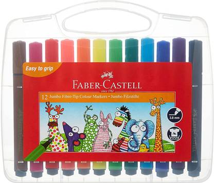 FABER-CASTELL Jumbo Marker Set