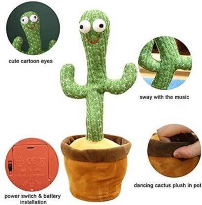 jeniry Cactus Dancing Plant I Tree Toys Talking Voice Singing Songs For Babies 002
