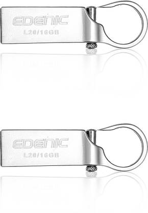 Garv Associates Edenic 16GB Pendrive Combo 16 GB Pen Drive Compatible with Desktop Computer, Laptop, Television, Audio Player, Netbook, Gaming Console USB 2.0 Metal Case