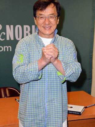 Jackie Chan Poster Sticker (self adhesive) Poster 12 inch X 18 inch Paper Print