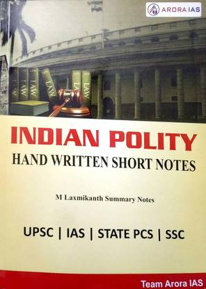 Indian Polity M. Laxmikant Short Notes ( Summary) For UPSC/PCS/SSC/Railway Exam