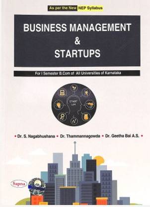 Business Management & Startups For 1 Sem Bcom : NEP