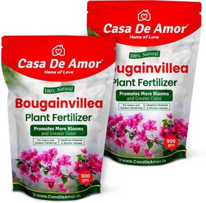 Casa De Amor Bougainvillea Plant Fertilizer, Promotes More Blooms and Greater Color (1800 gm) Fertilizer, Potting Mixture