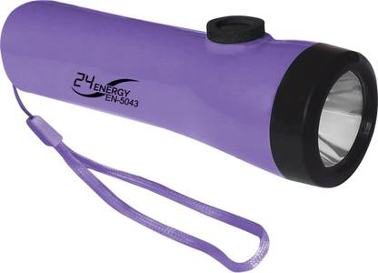 24 ENERGY 10 Watt LED Torch with LED Light Rechargeable Torch