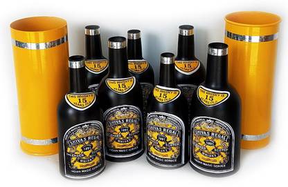 A SARKAR MAGIC WORLD MULTIPLYING BOTTLES MAGIC TRICK (SET OF 8) / BOTTLES & CILINDERS MAGIC (METAL) 1 Magic Tricks