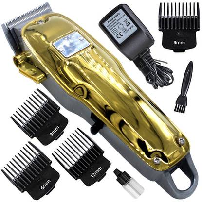 DMG 2in1 AC-DC Waterproof Rechargeable Hair Clipper Beard Moustache Trimmer 779 Fully Waterproof Grooming Kit 120 min  Runtime 4 Length Settings