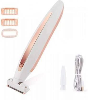 BONBURY Ladies Personal Rechargeable Flawless Armpit Bikini Full Body Hair Removal Trimmer 100 min  Runtime 3 Length Settings