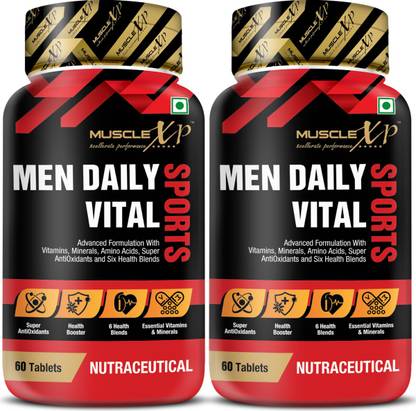 MuscleXP Men Daily Sports with 47 Nutrients (Multi Vitamins & 7 Health Blends)