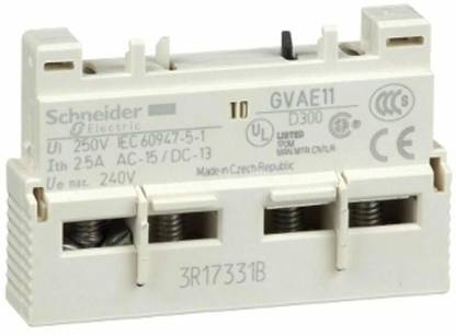 Schneider Electric GVAE11 TeSys AUXILIARY N/O N/C TOP 3 Pole Wire Connector