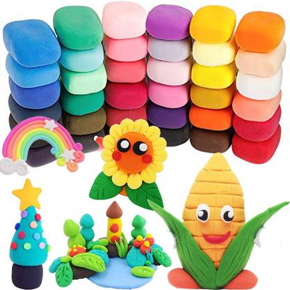 Little's Cry Bouncing Clay Kids Different Color Creative Art For Children Art Clay 36PC