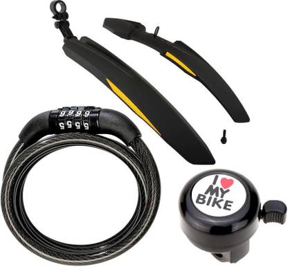 NSV Number Lock and bell and Fender Combo Cycle Lock